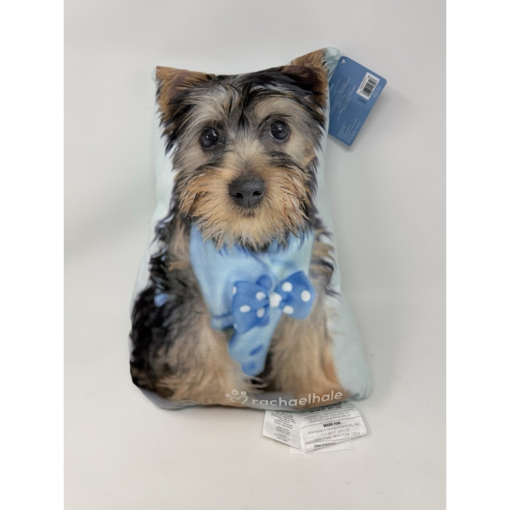 Yorkie Puppy Lifelike Yorkshire Terrier Pillow Decor NWT